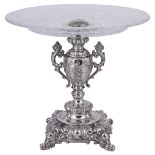 A GERMAN SILVER TAZZA, CIRCA 1900