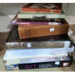A selection of books on art etc