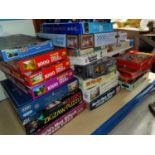 A large selection of modern jigsaws (not guaranteed complete)