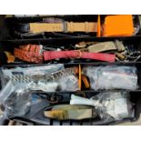 A selection of good quality watch straps in storage case