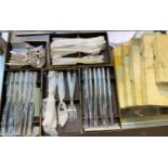 A Viner's "Corinth" canteen of silver plated cutlery, 60 pieces