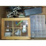 A quantity of watch servicing tools; straps; parts; etc.