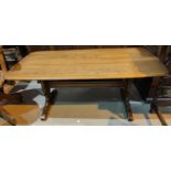 An Ercol modern large coffee table 128cm x68cm