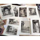 Leonard Brewer: a collection of early 20th century artist signed etchings, mainly London