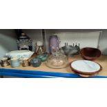 A selection of large Rumtopf kitchenware etc