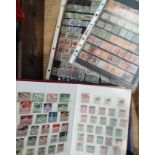A collection of Third Reich stamps with
