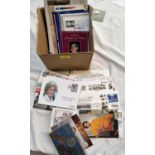 A collection of Diana Princess of Wales commemorative postal covers, other similar covers