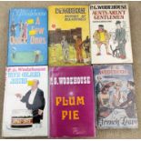 6 P.G. Woodehouse 1st editions in dust jackets