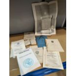 Masonic photos & collectables including 2 small "Croft Masonary" ceremony manuals