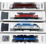 ROCO: 4 HO model locomotives: CD 750 287-5, OBB 1020 0087, Einst ER20 - 2007 and D Bag 155 070-6