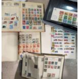 A selection of stamps in albums