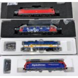 ROCO: 4 HO model locomotives: 482 0189, SBB 620 051-3, CD 754 028-9 and D-WLE 189 801-4