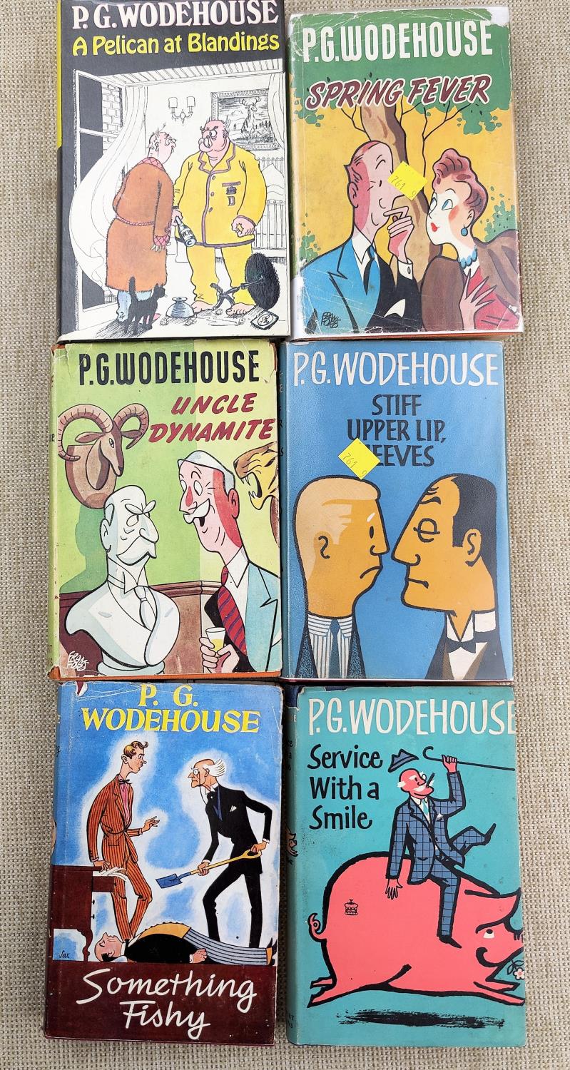 6 P.G. Woodehouse 1st editions in dust jackets