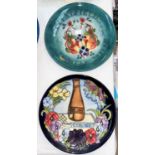 2 Moorcroft commemorative plates Centennial plate 1897 -1997 557/750 diameter 22cm (with cert); 1991