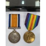 WWI medals in a frame, 480661 Cpl G H Carter R E