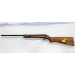 A BSA air rifle with wooden stock
