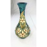 A Moorcroft baluster vase decorated in the "Carousel Jasmine" pattern designed by Rachel Bishop