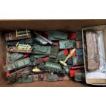 KAIRYU & CO, camouflage locomotive and a collection of trucks with German WWII military cargo (a