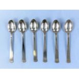 A set of Swedish teaspoons with chisel terminals. 830 grade, 3oz (92g)