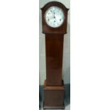 A 1930's granddaughter clock with Westminster chime