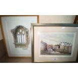 A large selection of framed prints of places such as Robins hood bay and Whitby Abbey etc
