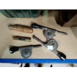 A selection of woodworking tools