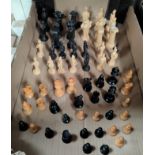 A selection of chess sets; model ships; etc.