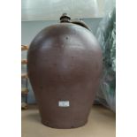 A large stoneware wine flagon ht