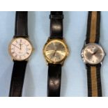 Three gent's watches: Lorus; Longines & Sekonda