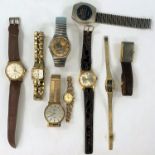 Two gent's 'Senate' 17 jewel wristwatches; other ladies and gents wristwatches