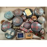 A selection of Victorian Tartanware (a.f.)