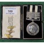 A Queen Victoria St Johns Ambulance medal awarded to 9587. SGT W Charnock Cheadle & Cheadle Heath