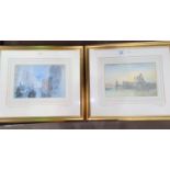 After J.M.W.Turner "Turners Venice" set of 6 limited edition prints, framed and glazed