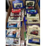 A large selection of modern diecast vehicles