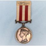 INDIAN MUTINY Medal to JOHN PROCTOR 1st Battalion 20th Regiment, no clasp