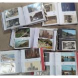 6 albums of postcards