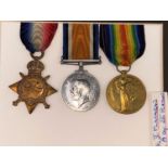 17570 Pte. J. FLANAGAN 19th Battalion, Lancashire Fusiliers WWI 1914-15 star trio