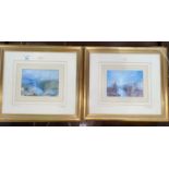 After J.M.W.Turner "Wanderings by the Seine" set of 6 limited edition prints, framed and glazed
