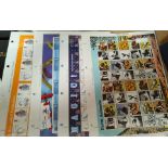 A collection of 10 Royal Mail "Smilers" sheets, 200 1st class stamps 2002/2003