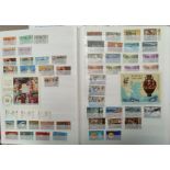 A collection of mint and used Cyprus stamps and a small collection of Lichtenstein