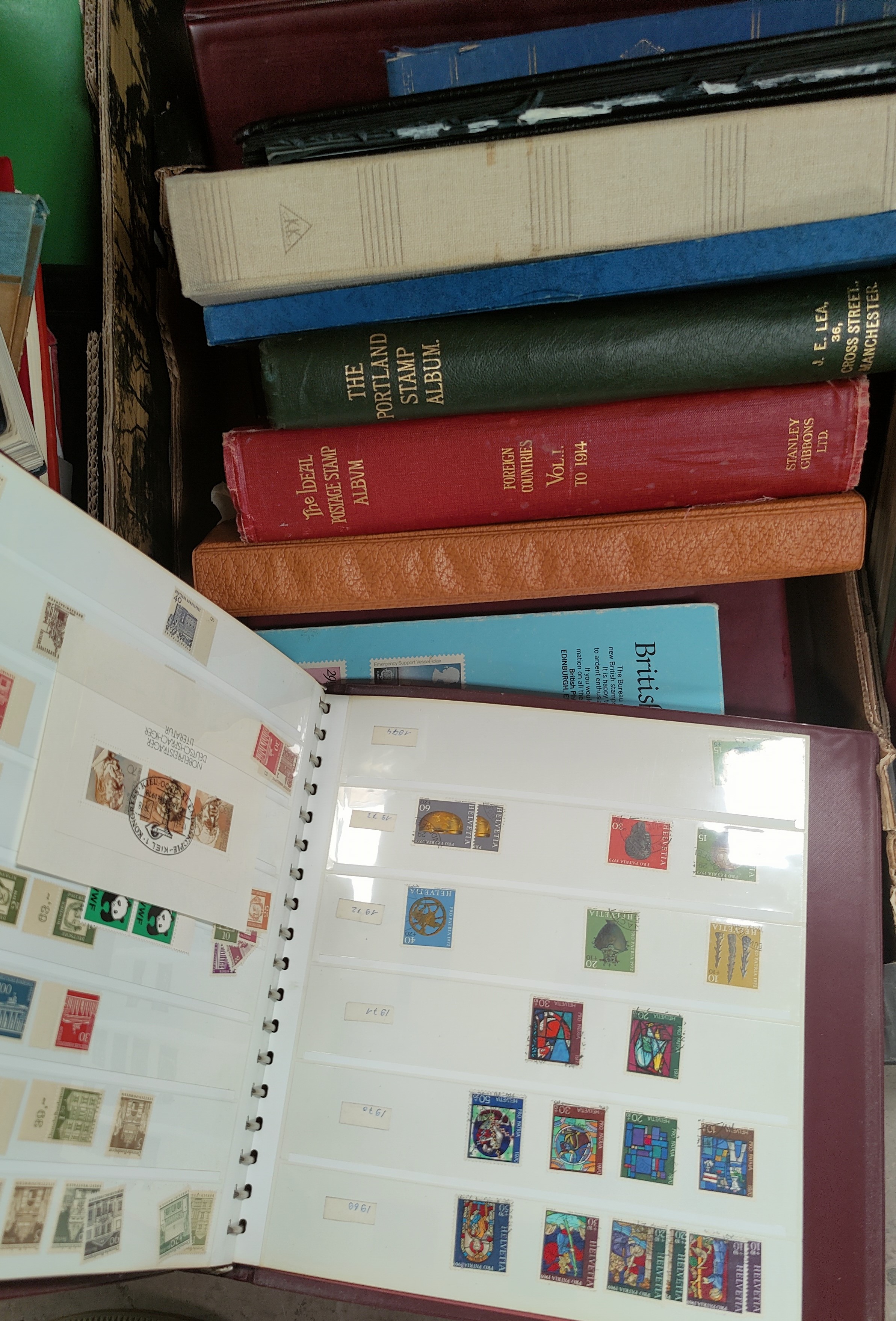 A quantity of stamps in albums and stockbooks