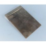 An Italian white metal note book holder, stamped 800, 5.7oz, 180gm