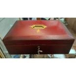 A George V, Postmaster General Dispatch Box For H. B. Lees-Smith Post Master General 1929-1931 in