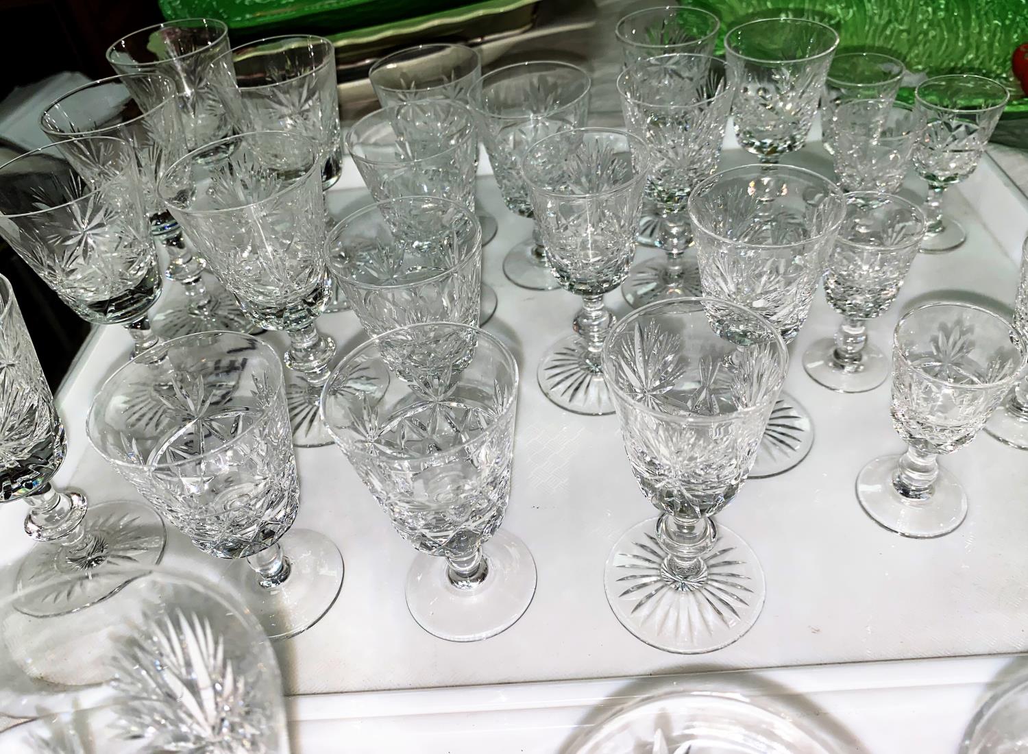 A selection of Edinburgh Crystal and other glasses: liqueurs; wines; tumblers; etc. - Image 3 of 3