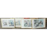 JAMES GILLRAY - five limited edition prints 'The Genius of James Gillray', 'The morning After the