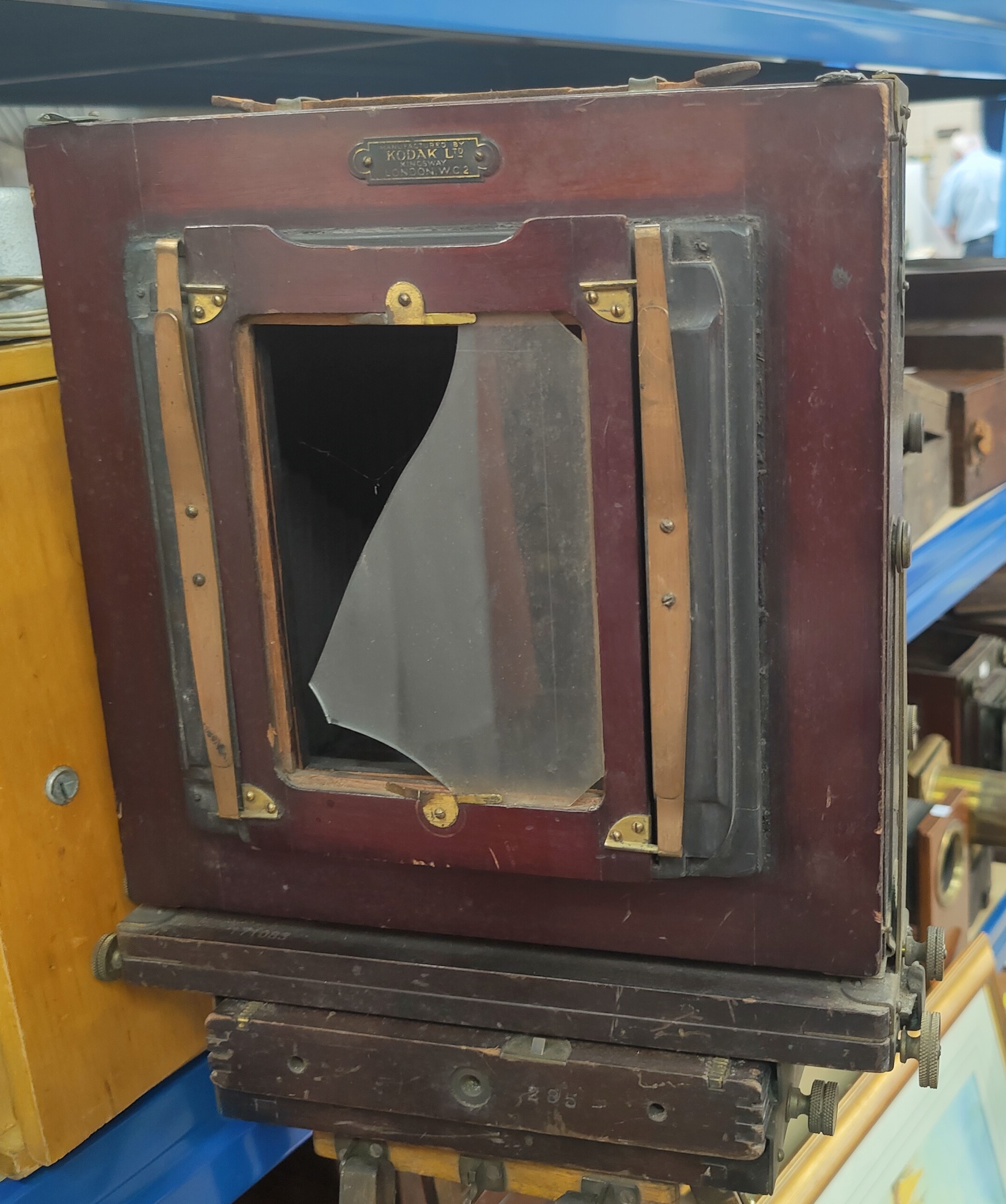 An antique Kodak plate camera on stand - Image 2 of 4