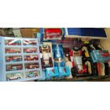 A selection of Corgi and other vehicles, boxed and loose