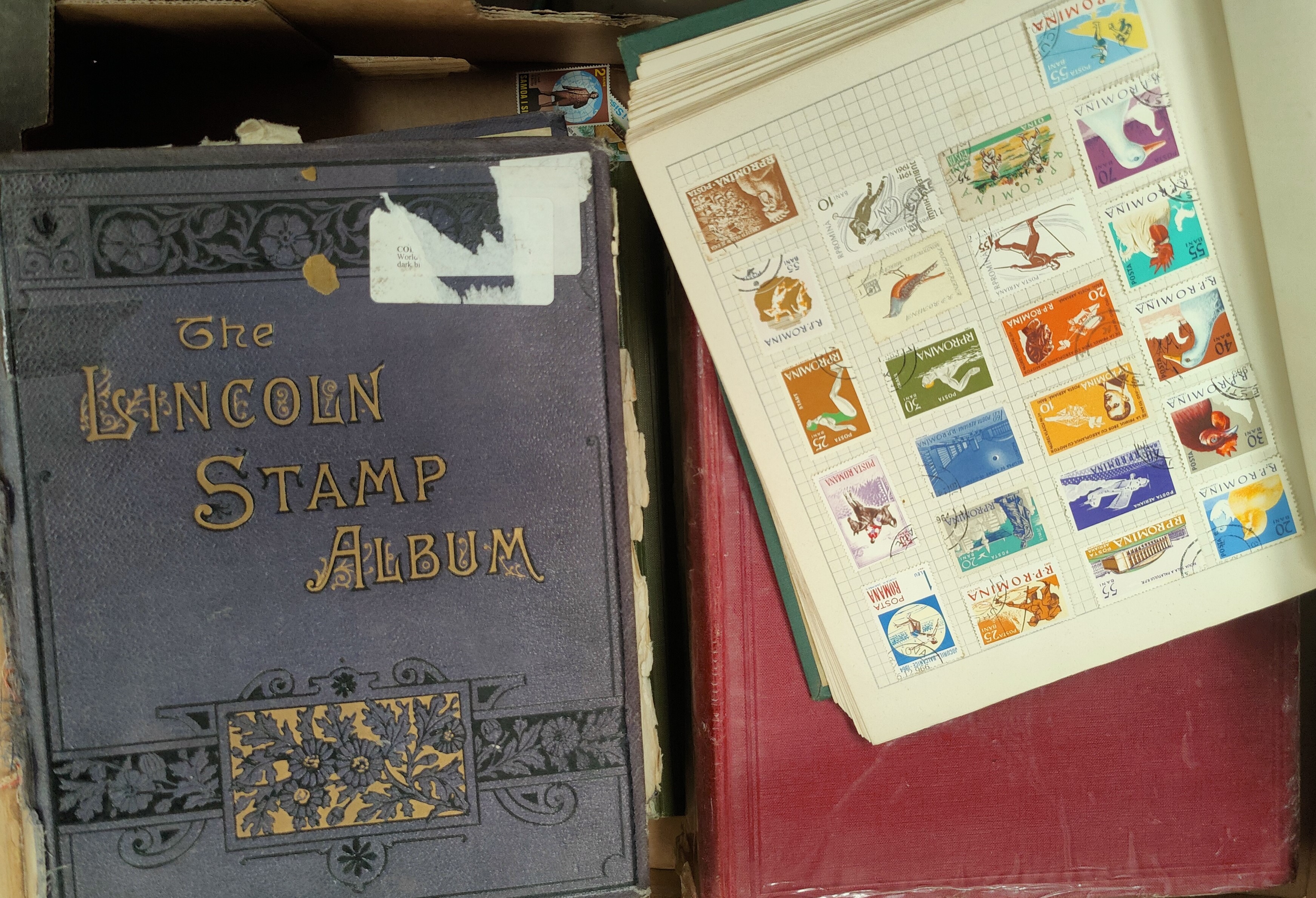 A quantity of European stamps in albums