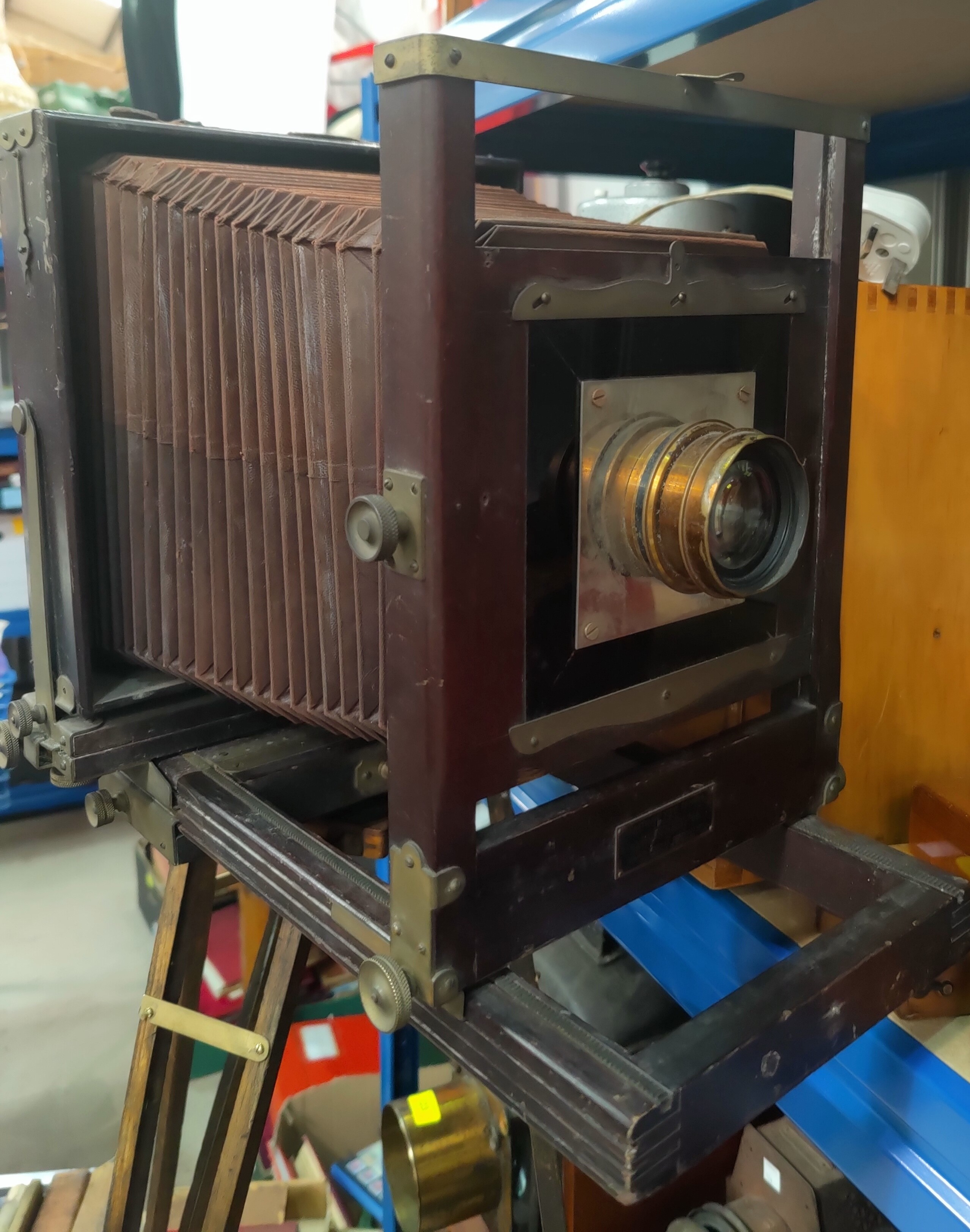 An antique Kodak plate camera on stand - Image 4 of 4