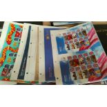 A collection of 10 Royal Mail "Smilers" sheets, 200 1st class stamps 2011/12/13.